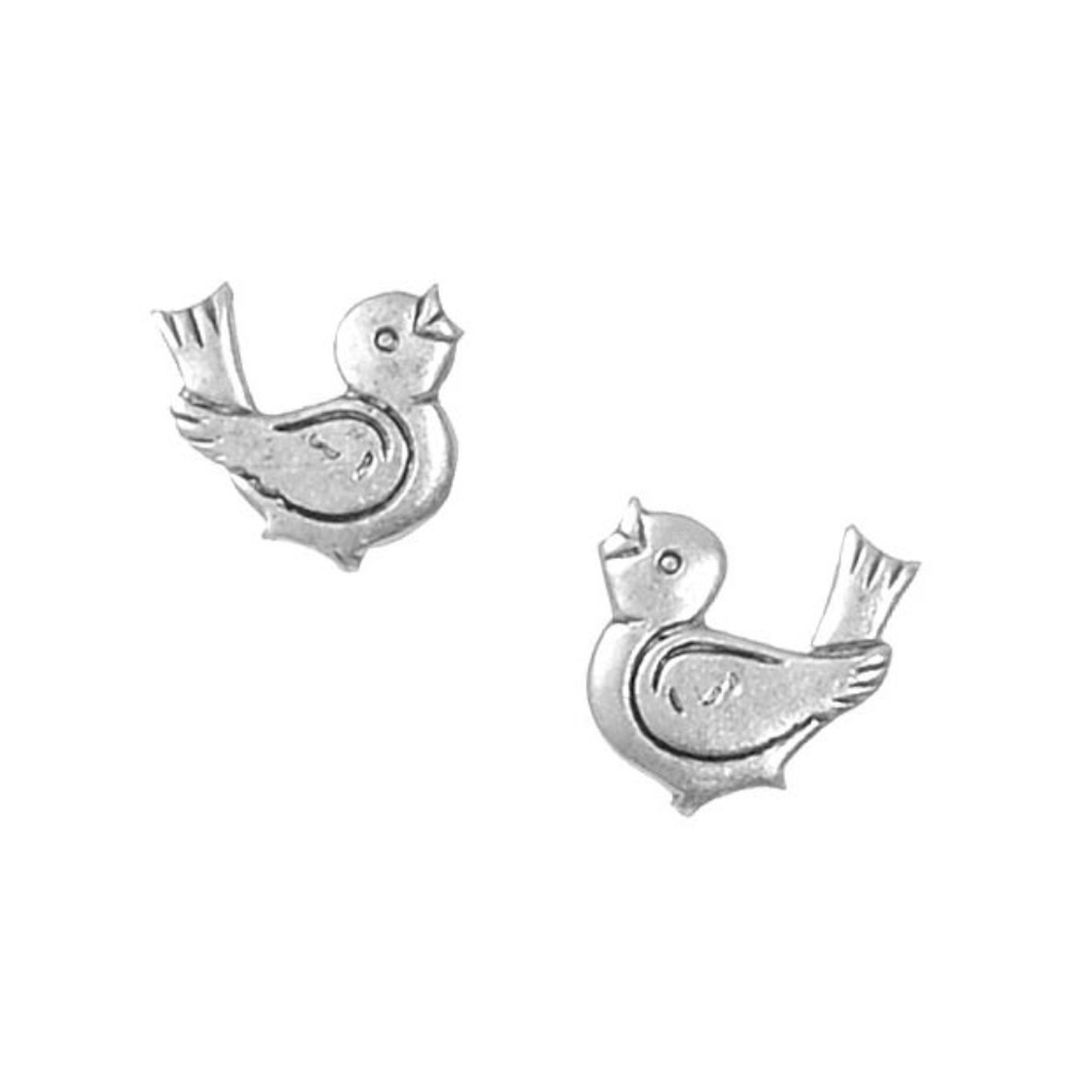 NEW Tiny Tweet Bird Earrings Ear Studs